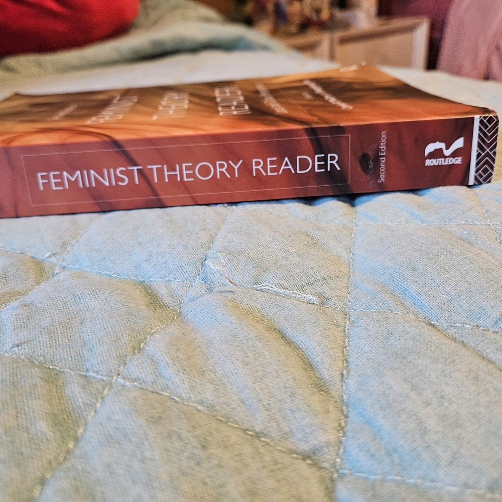 (2 For $30) Barnes & Noble Feminist Theory Reader - Orange and Black - Picture 2 of 5